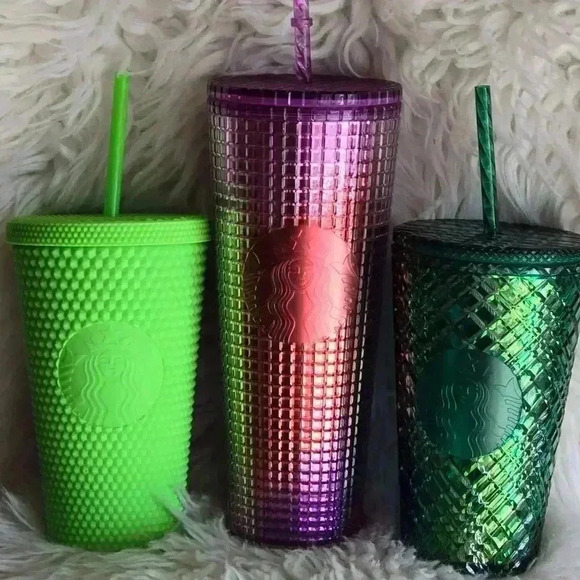 💚Starbucks Studded Cup Bundle - Picture 2 of 7